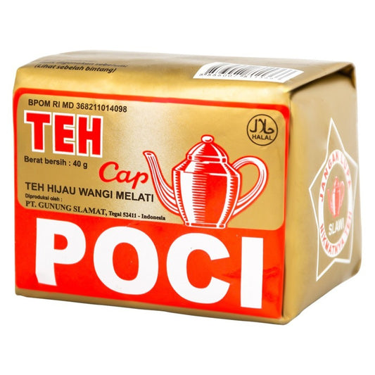 Teh Poci Gold 40gr teh hijau wangi melati awur tea seduh