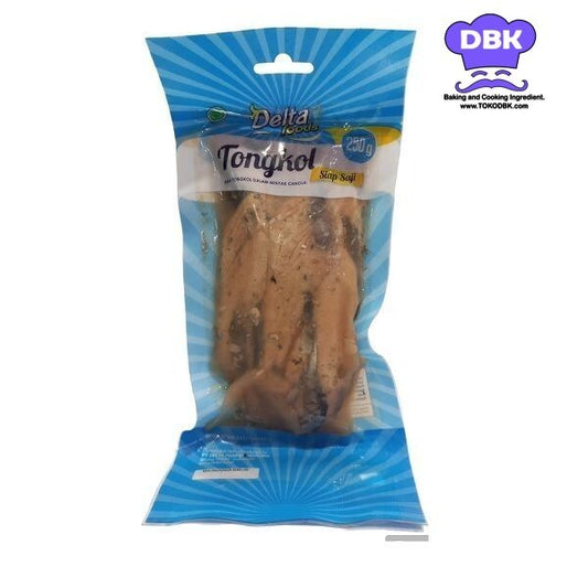 Ikan Tongkol Delta Food 250gr dengan minyak canola siap saji tanpa duri tanpa pengawet