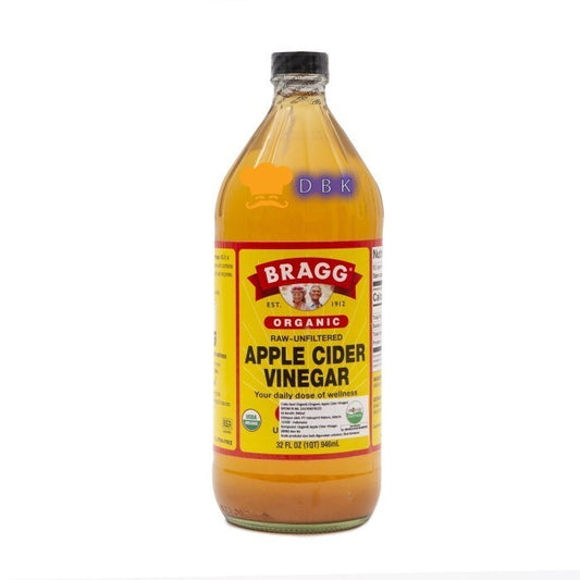 Bragg Organic Raw Unfiltered Apple Cider Vinegar 946 ml/32oz cuka apel