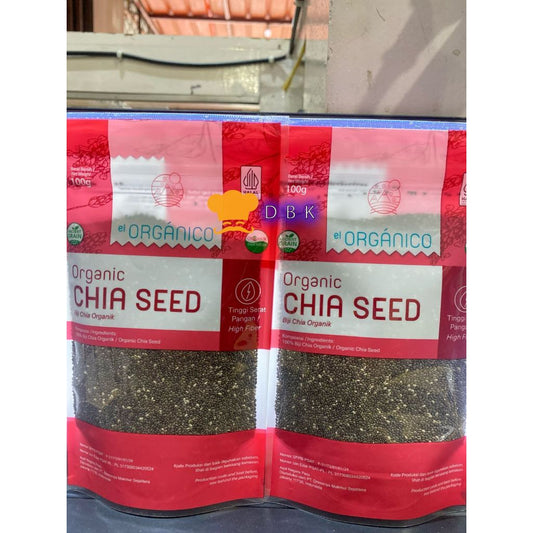 Chia Seed Organik 100gram Organic Chiaseed Authentic