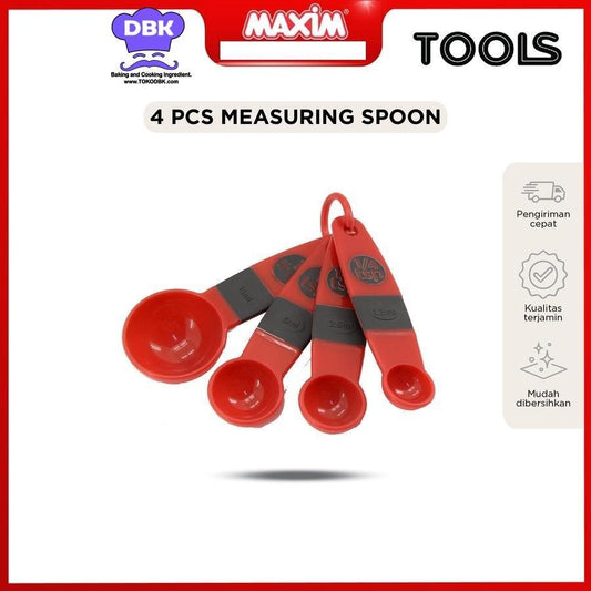 4pcs Set Sendok Takar Maxim Tools Measuring Spoon