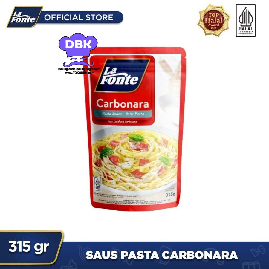 Lafonte Carbonara 310gr la fonte sauce pasta