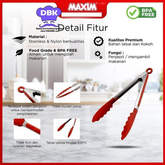 Capitan Makanan Tahan Panas Serving Tong 12inch penjepit - 30cm