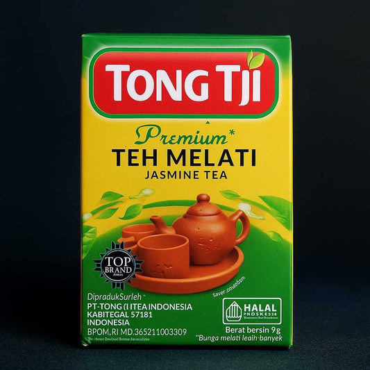 (PACK) Tong Tji premium jasmine Tea Bubuk 9gr x 10pcs Awur