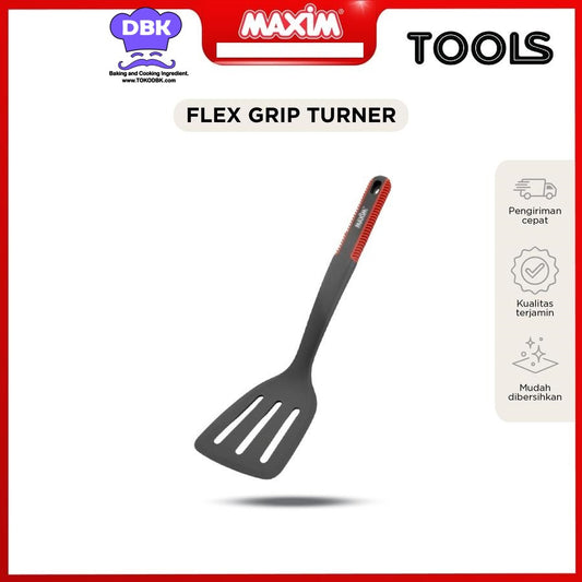 Spatula / Sutil Nylon Tahan Panas Maxim Tools Flex Grip Turner