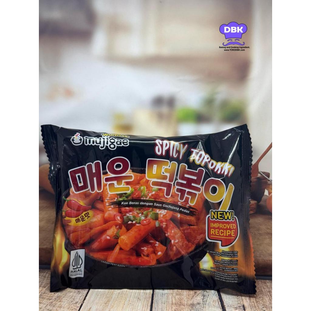 Mujigae Spicy Toppoki 195gr Resep baru Toppoki lebih lembut