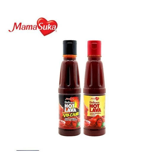 SAOS/SAUS Hot Lava  volcano delisaos Mamasuka 130ml Kemasan Botol