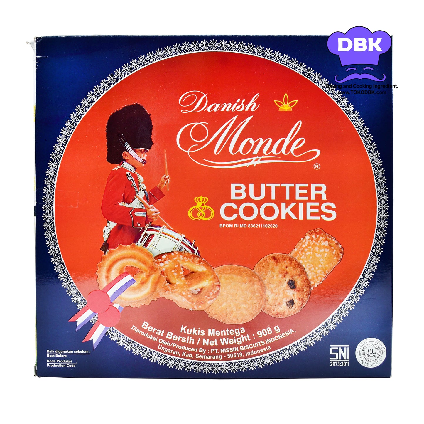 Monde butter cookies 908gr 454gr monde biskuit kaleng cookie danish