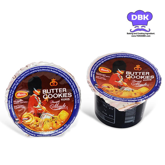 Monde butter cookies 45gr biskuit cookie danish