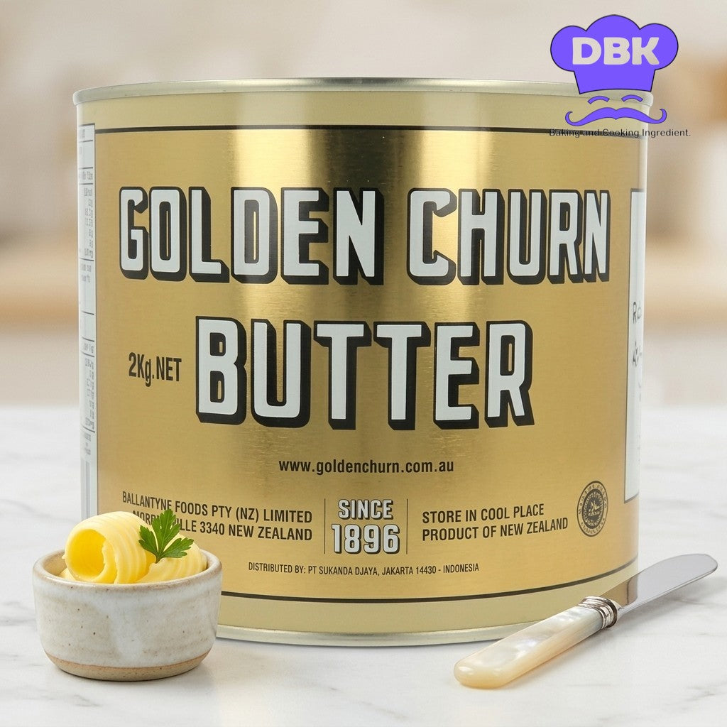 Golden Churn Creamy Butter 2kg - New Zealand