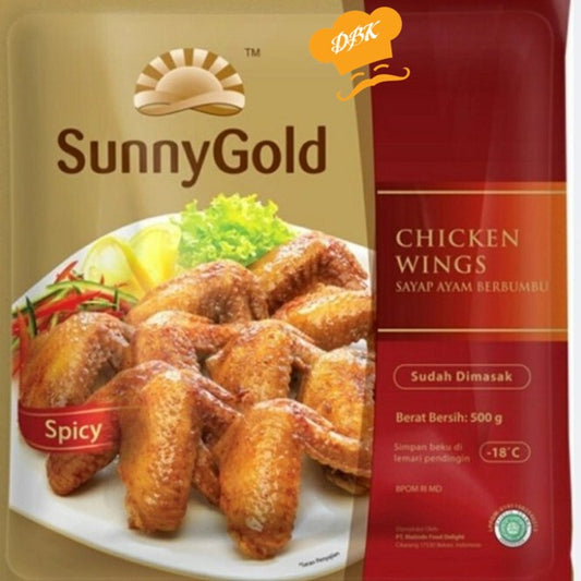 Sunny Gold Spicy Wing 500gr Sayap ayam pedas