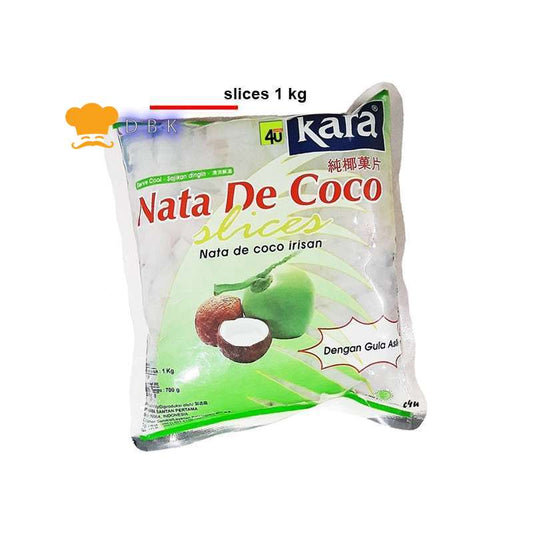 Nata De Coco SLICES 1kg sari kelapa Kara