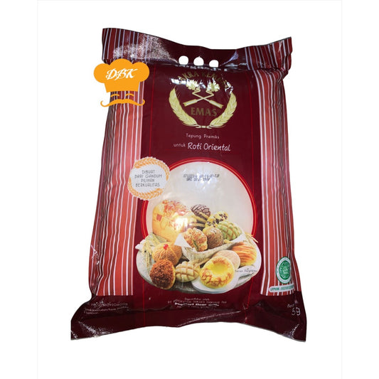 TEPUNG CAKRA KEMBAR EMAS ROTI ORIENTAL 5kg cakra mas premium