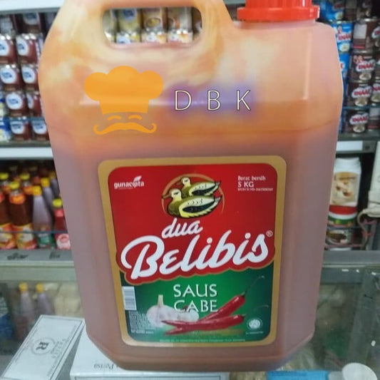 sambal DUA BELIBIS PREMIUM SAUS CABE (5kg