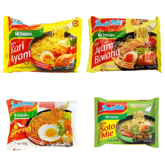 indomie 5pcs all varian mie goreng kuah soto,ayam bawang kari ayam