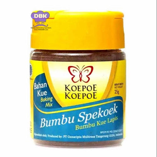 kupu-kupu koepoekoepoe spekoek 25gr spikuk spekuk bumbu kue lapis