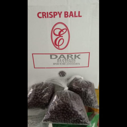 Coklat Dark crispy 100 gr Crispy Ball Pearl