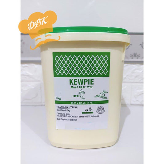 KEWPIE base type mayo 3kg mayonnaise mirip hellman best food real mayones plain