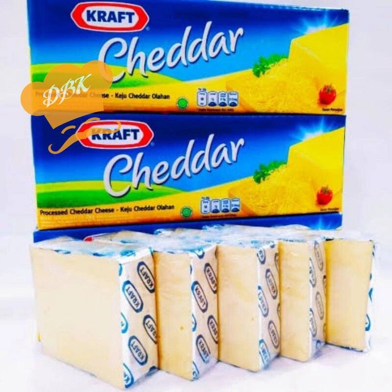 keju kraft cheddar 250gr potongan