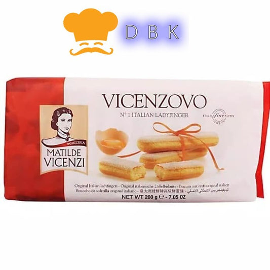 Vicenzovo Lady Finger 200 GR Biskuit italian original mascarpone cake