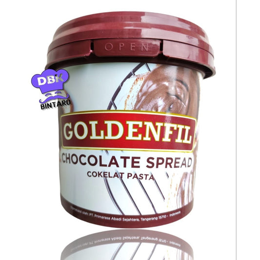 goldenfil coklat 1kg spread goldenfil chocolate pasta selai coklat