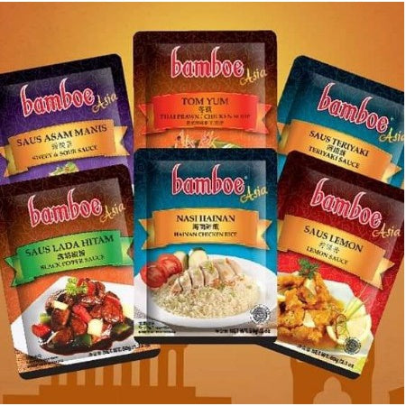 BAMBOE berbagai SAUS [asam manis lemon teriyaki lada hitam]