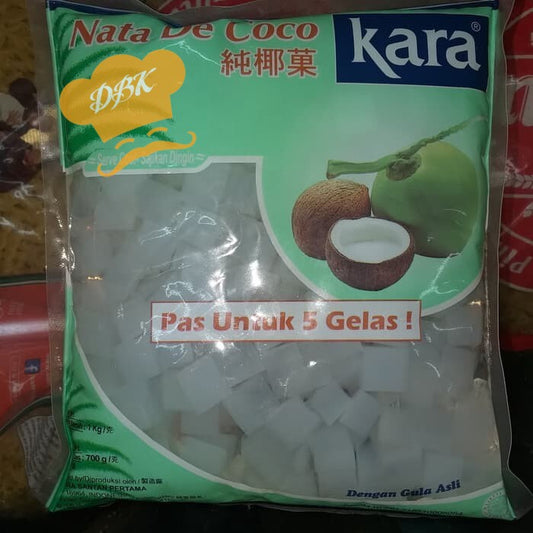 nata de coco kara 1kg plain kotak