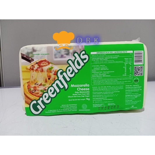 Greenfield Mozarella Cheese 1kg Keju moza blok