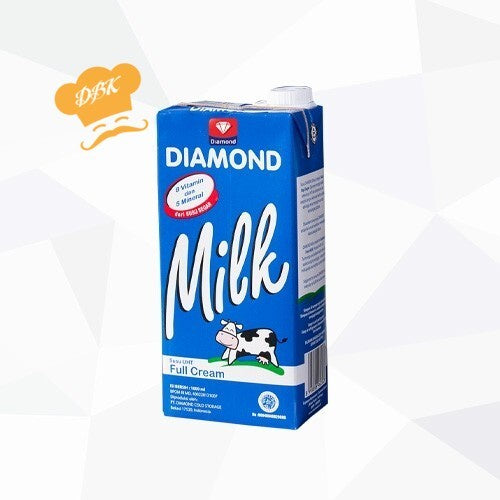 Diamond susu fullcream putih 1 liter UHT