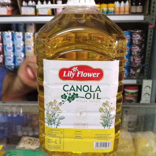 lily flower canola oil 5lt / minyak kanola