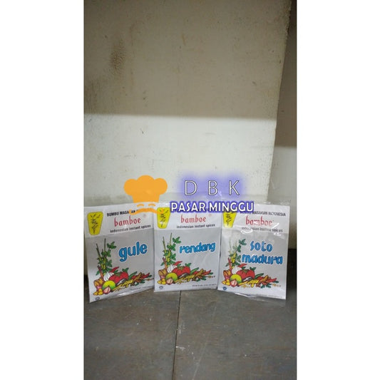 bumbu masakan bamboe rendang tradisional per sachet