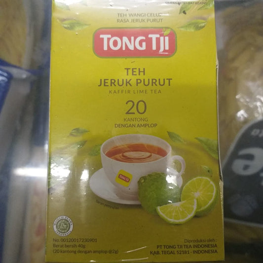 TEH TONG TJI JERUK PURUT 20pcs dengan amplop teh celup kaffir lime tea