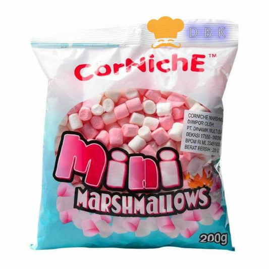 Corniche MINI Pink White Marshmallows 200gr marsmellow