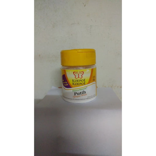 kupu-kupu koepoekoepoe putih opaque 50gr pemutih opaq opak