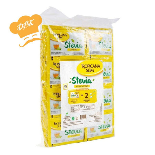 Tropicana Slim Stevia (100 sachet) sweetener rendah kalori