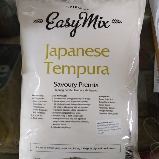 easymix japanese tempura 1kg sriboga tepung premix