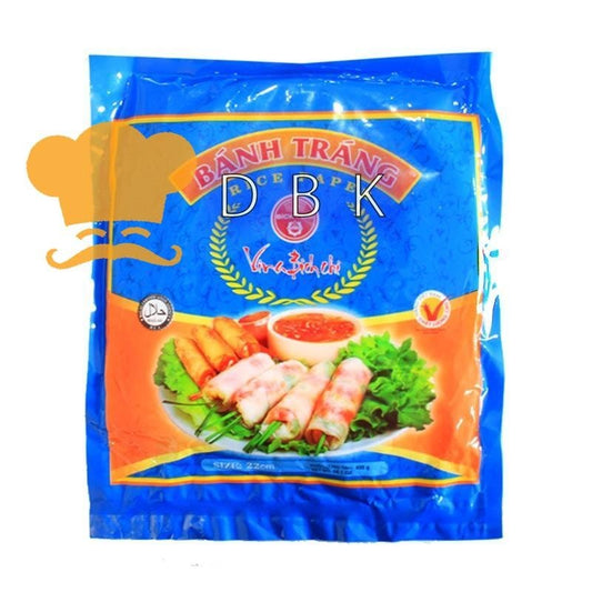 Rice Paper 400gr 22cm kulit lumpia salad thailand Banh bang Trang