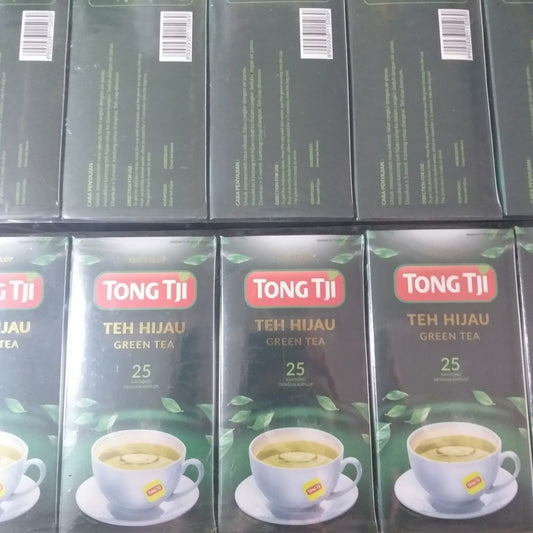 TONG TJI GREEN TEA CELUP 25pcs teh hijau teh celup tea bag