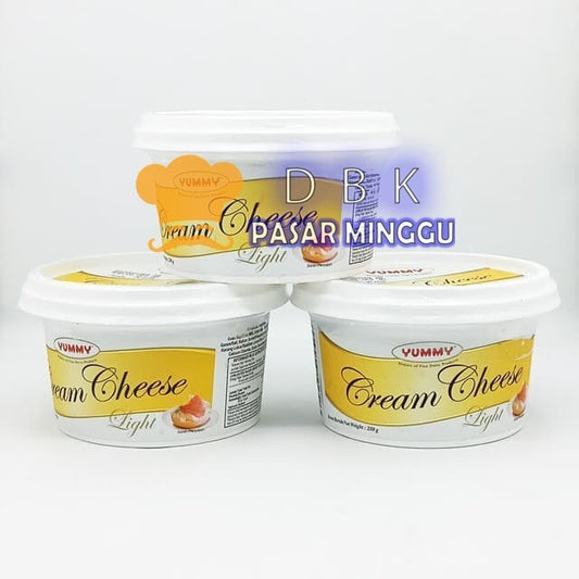 Cream Cheese Light 250GR - YUMMY CREAM CHEESE LIGHT High Quality