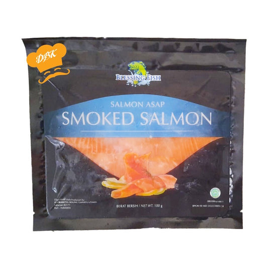 Blessing Fish SMOKED SALMON Slice 100 gr | Salmon Asap Premium