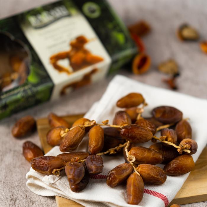 BARARI Deglet Nour Kurma Tunisia Tangkai 500gr Premium Dates High Quality Tekstur Kering dan Lembut